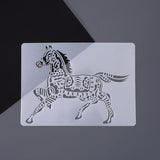 BalleenShiny Painting Kids Toys Stenciled Template DIY Scrapbooking Coloring Tiger Lion Elephat Ruler Child Educational Toys 1pc
