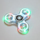 LED Light Luminous Fidget Spinner Changes Hand Spinner Glow in the Dark Stress Relief Toys For Kids