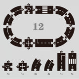 Kids DIY Traffic Roadway Track Puzzle