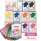 Children Baby English Learning Word Card Pocket Flash Learning Montessori Educational Toys Word Table Game Card for Kids