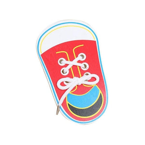 Cute  Wooden Shoelace and buttons