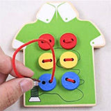 Cute  Wooden Shoelace and buttons