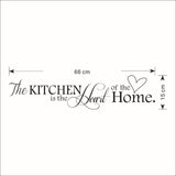 Stylist Kitchen Wall Stickers Vinyl Wall Decals for Kitchen English Quote Home Decor Art Decorative Stickers PVC Dining Room For Bar PVC