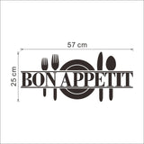 Stylist Kitchen Wall Stickers Vinyl Wall Decals for Kitchen English Quote Home Decor Art Decorative Stickers PVC Dining Room For Bar PVC