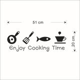 Stylist Kitchen Wall Stickers Vinyl Wall Decals for Kitchen English Quote Home Decor Art Decorative Stickers PVC Dining Room For Bar PVC