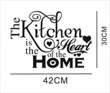 Stylist Kitchen Wall Stickers Vinyl Wall Decals for Kitchen English Quote Home Decor Art Decorative Stickers PVC Dining Room For Bar PVC