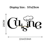 Stylist Kitchen Wall Stickers Vinyl Wall Decals for Kitchen English Quote Home Decor Art Decorative Stickers PVC Dining Room For Bar PVC