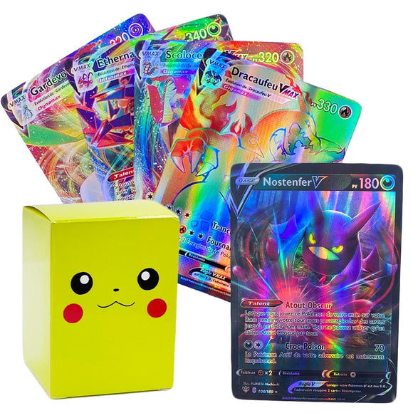 Shining Pokemon Cards Game Battle - Trading Cards Game Children Pokemons Toy