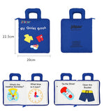 Baby Books Learning Education 3D Quiet Fabric Activity Story Book for Toddlers