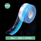 cool designs waterproof bathroom/sink sealing strip tape 3.2Mx3.8 PVC Self Adhesive Mold Proof Wall Stickers for Kitchen Stove Toilet Gap