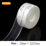 cool designs waterproof bathroom/sink sealing strip tape 3.2Mx3.8 PVC Self Adhesive Mold Proof Wall Stickers for Kitchen Stove Toilet Gap