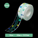 cool designs waterproof bathroom/sink sealing strip tape 3.2Mx3.8 PVC Self Adhesive Mold Proof Wall Stickers for Kitchen Stove Toilet Gap