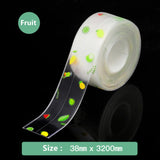 cool designs waterproof bathroom/sink sealing strip tape 3.2Mx3.8 PVC Self Adhesive Mold Proof Wall Stickers for Kitchen Stove Toilet Gap