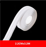 cool designs waterproof bathroom/sink sealing strip tape 3.2Mx3.8 PVC Self Adhesive Mold Proof Wall Stickers for Kitchen Stove Toilet Gap