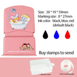 Children's Custom Student's Name Stamp  - Waterproof Name Sticker