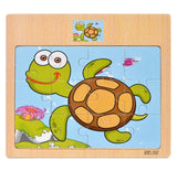 12/9 PCS  Wooden Puzzles for Kids