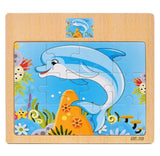 12/9 PCS  Wooden Puzzles for Kids