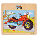 12/9 PCS  Wooden Puzzles for Kids