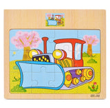 12/9 PCS  Wooden Puzzles for Kids