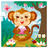 12/9 PCS  Wooden Puzzles for Kids