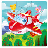 12/9 PCS  Wooden Puzzles for Kids
