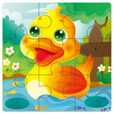 12/9 PCS  Wooden Puzzles for Kids