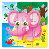 12/9 PCS  Wooden Puzzles for Kids