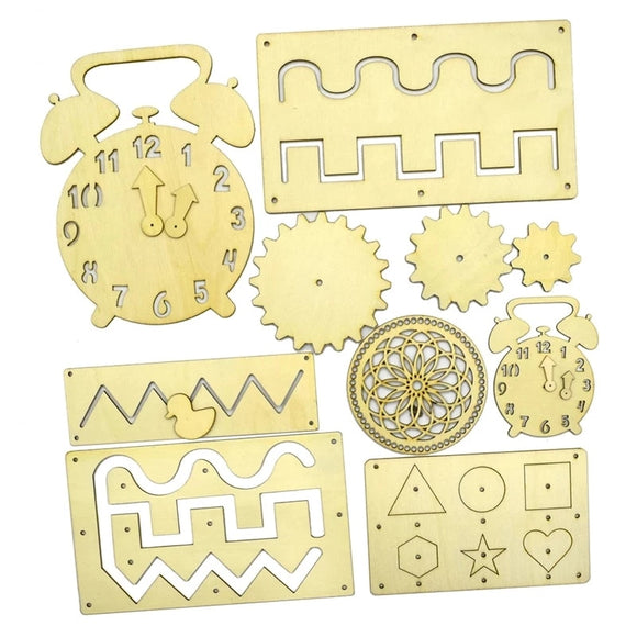 Children Busy Board DIY Toys Good for Fine Motor Skills