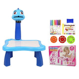 Children Learning Study Led Projector Art Drawing Table Toys Kids Painting Board Desk Arts And Crafts Projection Educational Toy