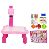 Children Learning Study Led Projector Art Drawing Table Toys Kids Painting Board Desk Arts And Crafts Projection Educational Toy