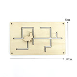 Children Busy Wood Board Accessories with DIY Toy Material Early Education Activity