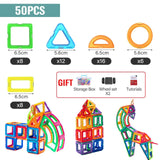 Magnetic Designer Building Blocks 21-180pcs Magnetic Construction Set