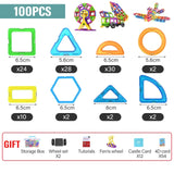 Magnetic Designer Building Blocks 21-180pcs Magnetic Construction Set