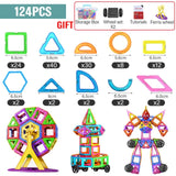 Magnetic Designer Building Blocks 21-180pcs Magnetic Construction Set