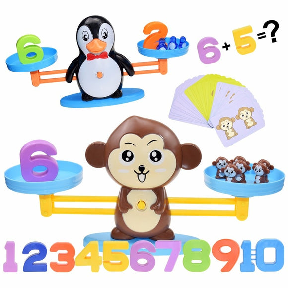 Balance Scale toy- Educational Math Balancing Scale Number Board Game