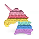 Pop Fidget Stress reliever Toys -Rainbow Push  Bubble