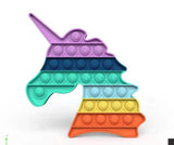 Pop Fidget Stress reliever Toys -Rainbow Push  Bubble