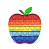 Pop Fidget Stress reliever Toys -Rainbow Push  Bubble