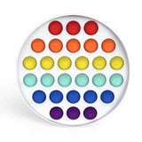 Pop Fidget Stress reliever Toys -Rainbow Push  Bubble