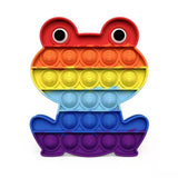 Pop Fidget Stress reliever Toys -Rainbow Push  Bubble