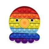 Pop Fidget Stress reliever Toys -Rainbow Push  Bubble