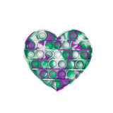 Pop Fidget Stress reliever Toys -Rainbow Push  Bubble