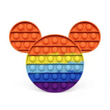 Pop Fidget Stress reliever Toys -Rainbow Push  Bubble