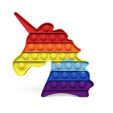 Pop Fidget Stress reliever Toys -Rainbow Push  Bubble