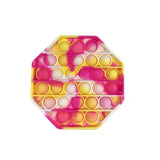 Pop Fidget Stress reliever Toys -Rainbow Push  Bubble