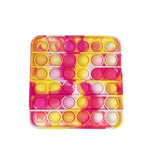Pop Fidget Stress reliever Toys -Rainbow Push  Bubble