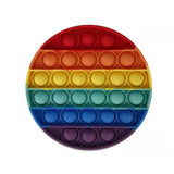 Pop Fidget Stress reliever Toys -Rainbow Push  Bubble