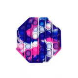 Pop Fidget Stress reliever Toys -Rainbow Push  Bubble