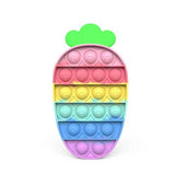 Pop Fidget Stress reliever Toys -Rainbow Push  Bubble