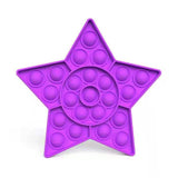 Pop Fidget Stress reliever Toys -Rainbow Push  Bubble
